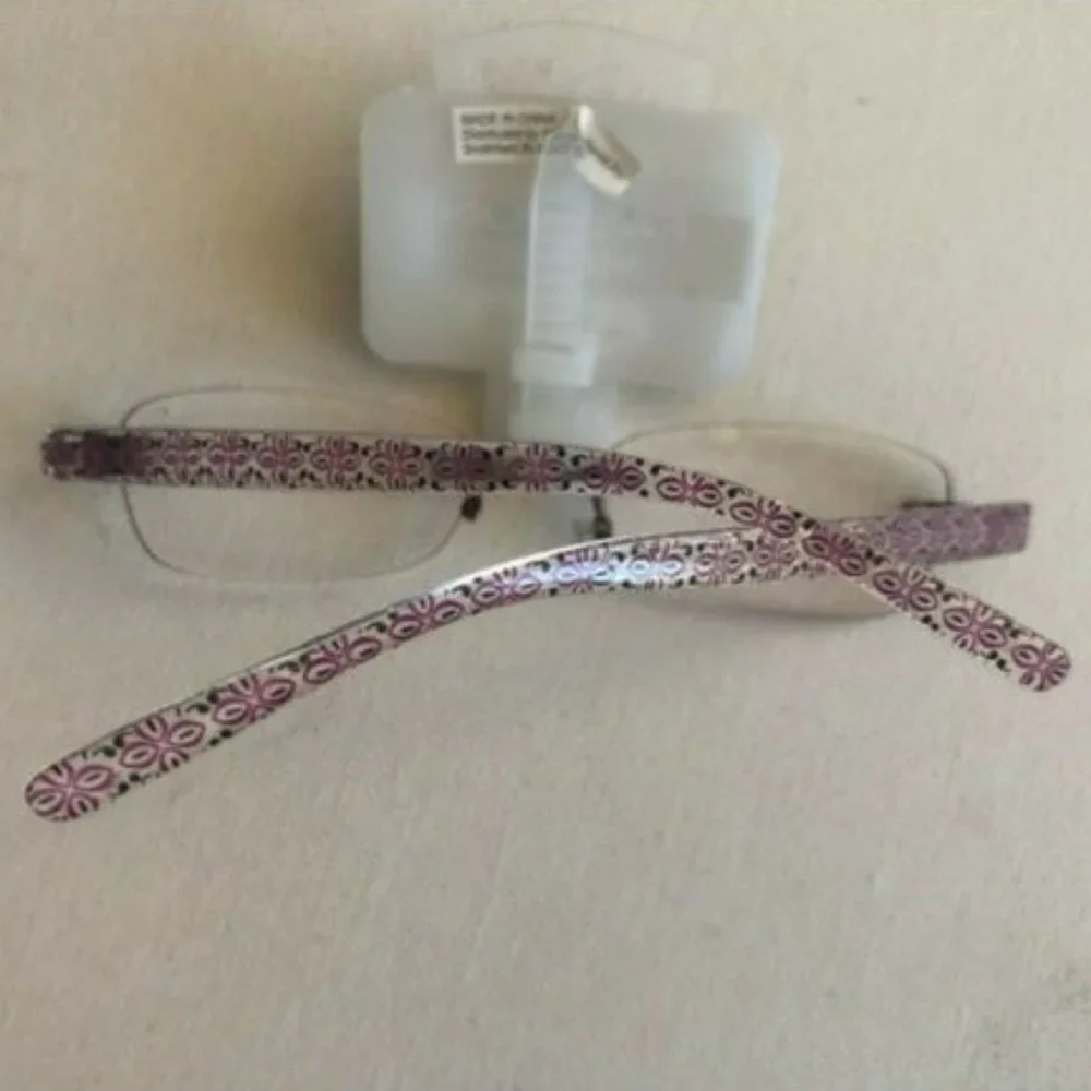 Magnivision Women's Rimless Readers Eye Glasses Daniella +1.25 Purple